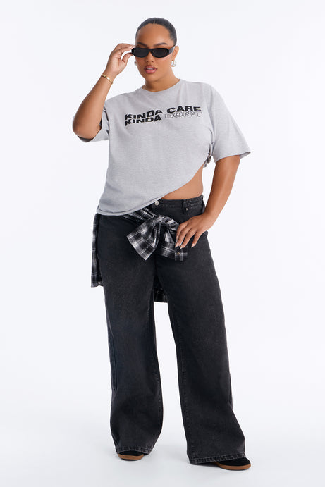 Mixed Signals Oversized Tee