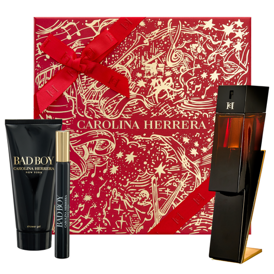 Carolina Herrera Bad Boy Eau De Toilette Gift Set 100ml