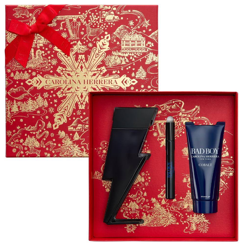 Carolina Bad Boy Cobalt Eau De Parfum Gift Set 100ml