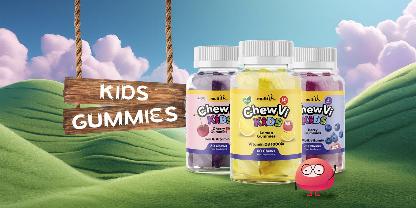 Multivitamin Gummies - Berry Flavour                                     (For Kids) - Interactive Group