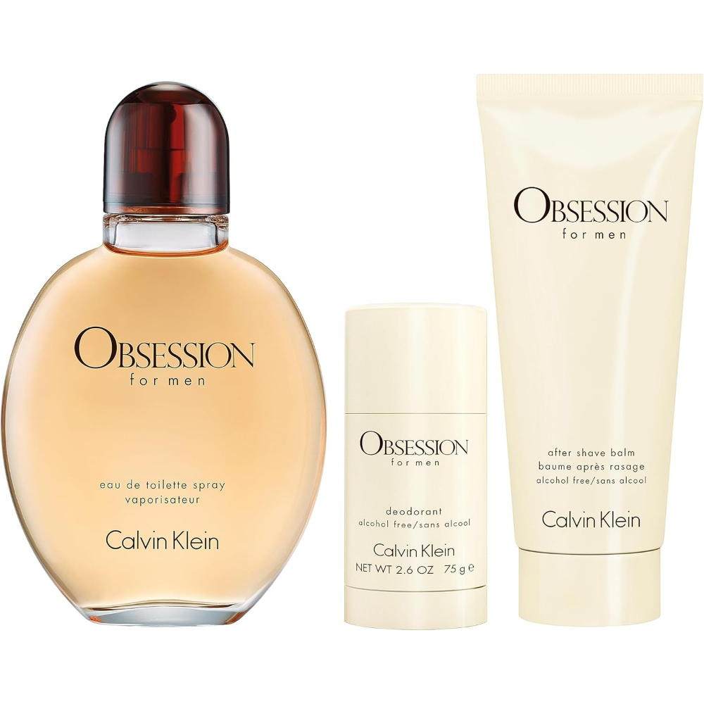 Calvin Klein Obsession For Men Eau De Toilette Gift Set 125ml