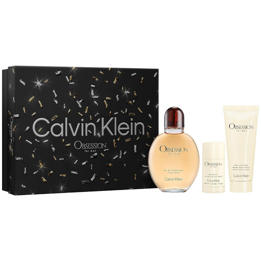 Calvin Klein Obsession For Men Eau De Toilette Gift Set 125ml