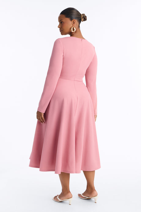 Alena Long Sleeve Midi Dress
