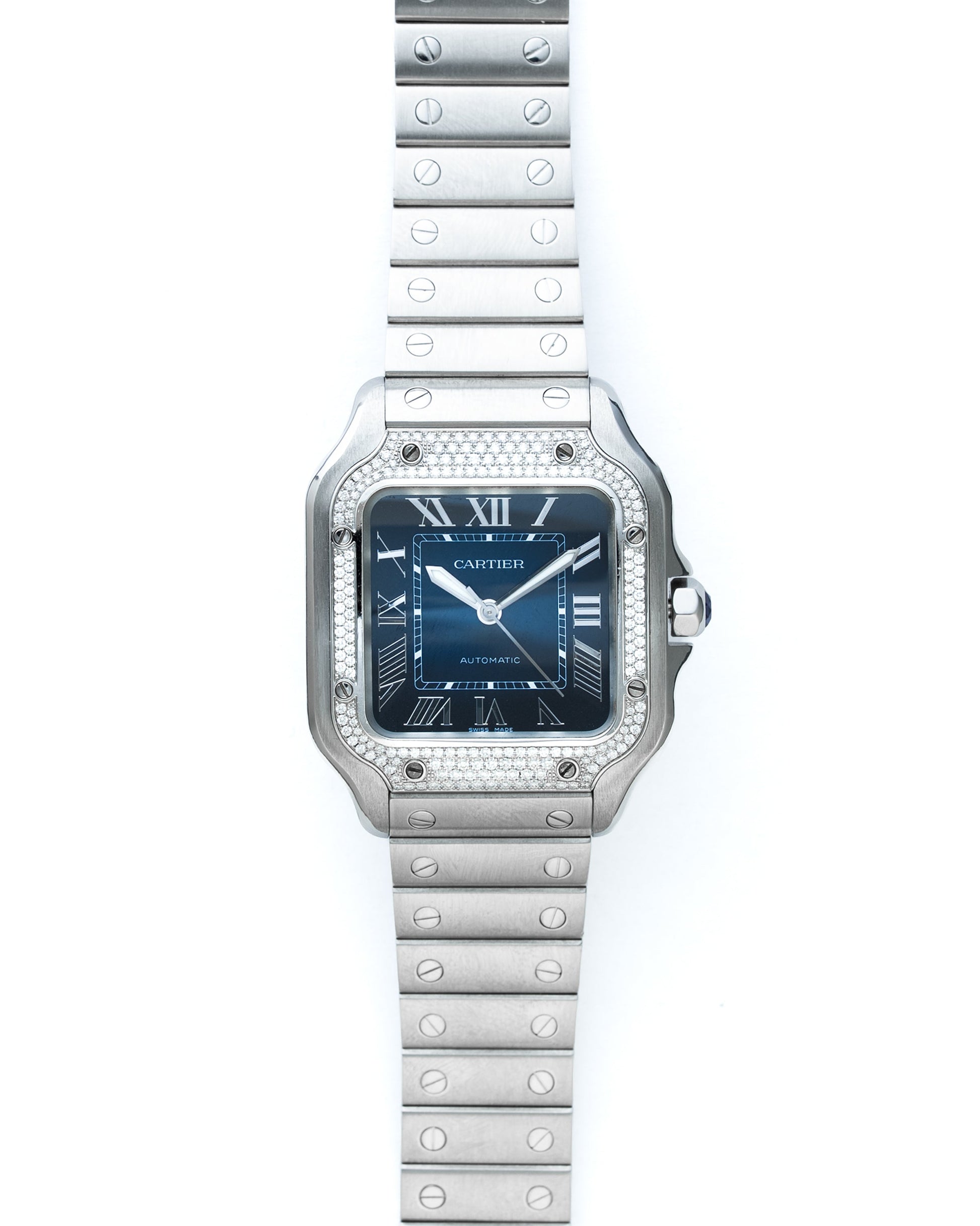 Cartier Santos de Cartier W4SA0006 – Diamond Bezel
