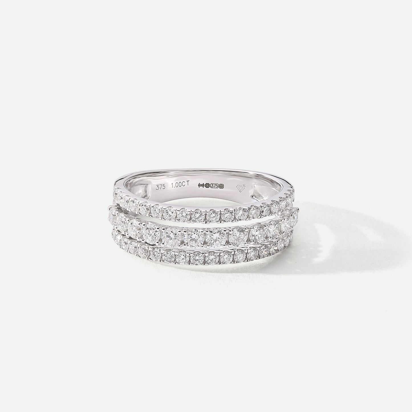 Colette | 9ct White Gold 1ct tw Lab Grown Diamond Ring - Interactive Group