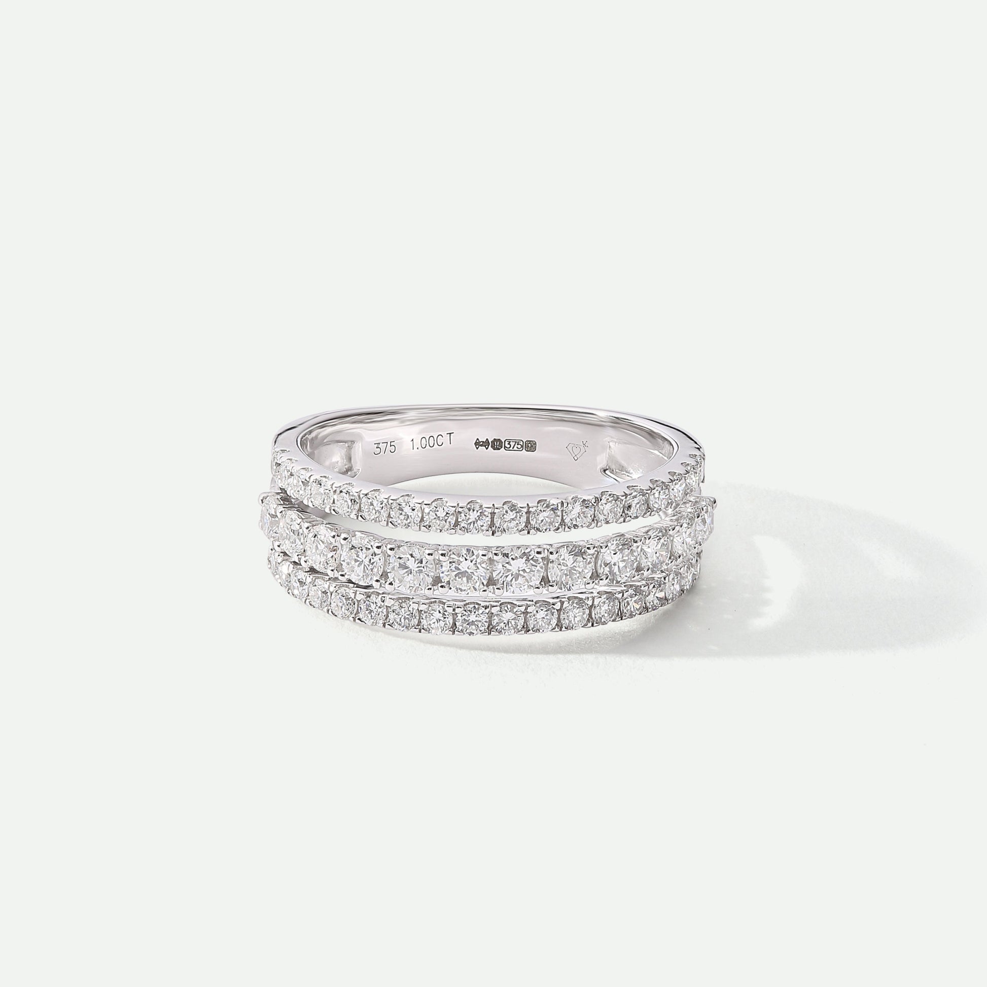 Colette | 9ct White Gold 1ct tw Lab Grown Diamond Ring - Interactive Group