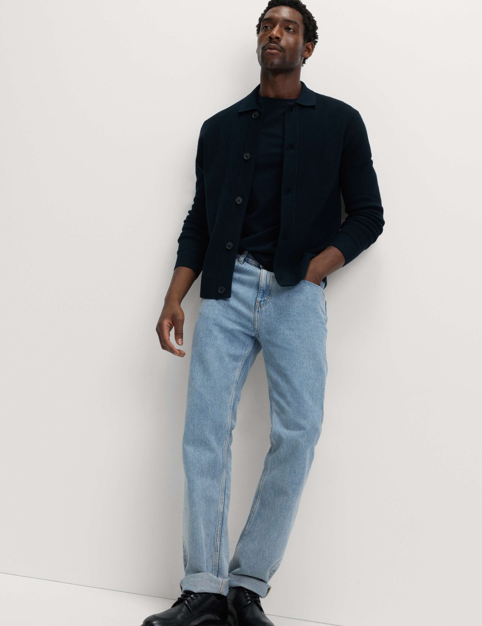 Cotton Blend Knitted Jacket