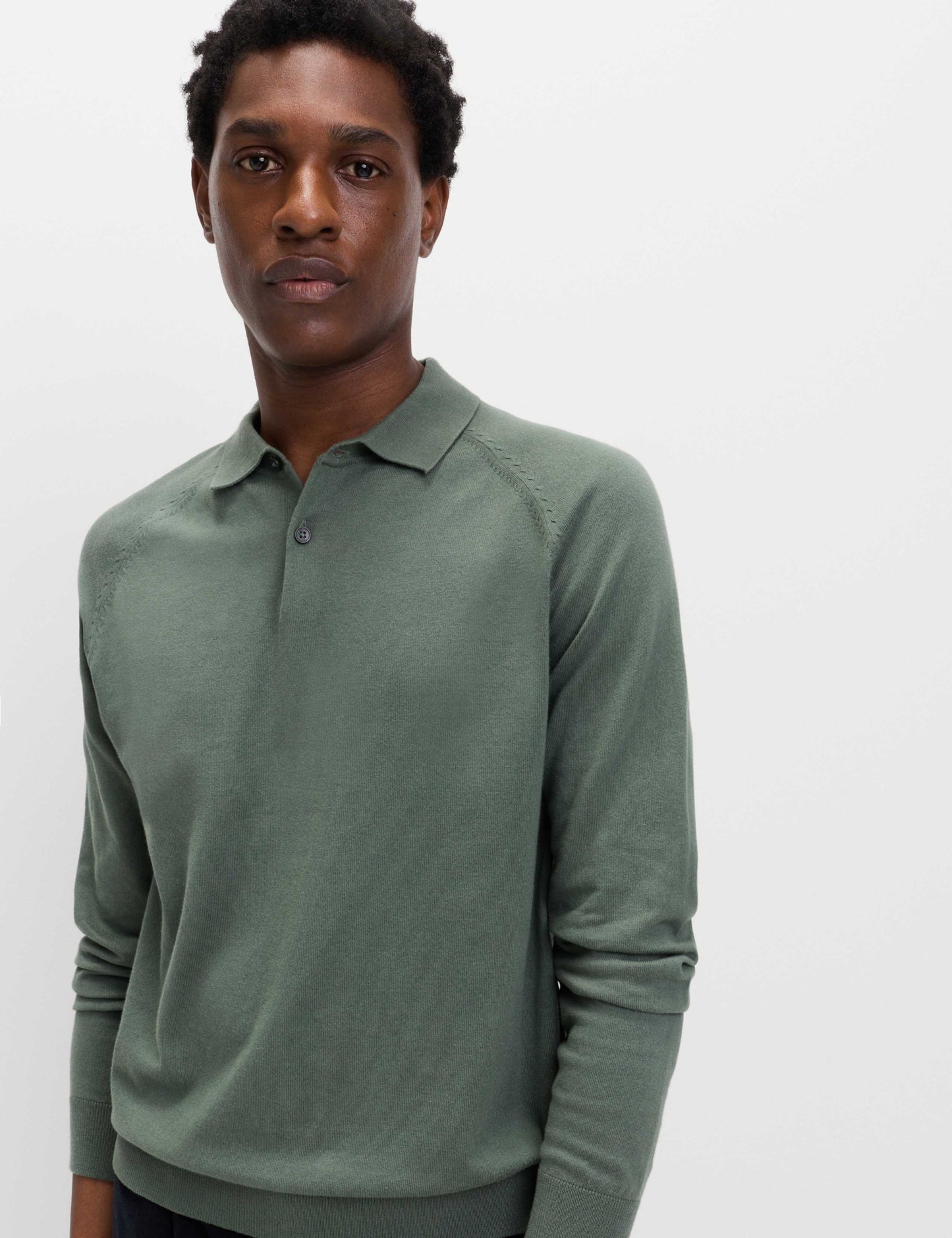 Cotton Rich Knitted Polo Shirt