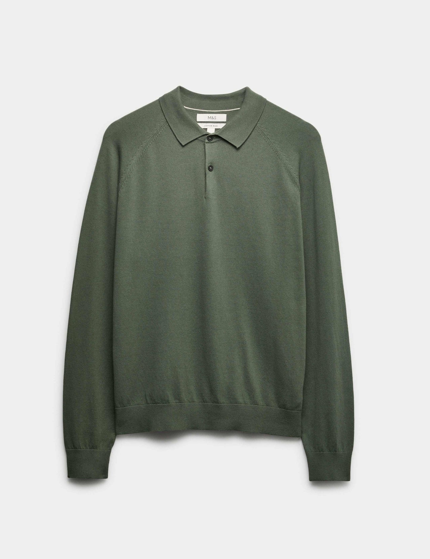 Cotton Rich Knitted Polo Shirt