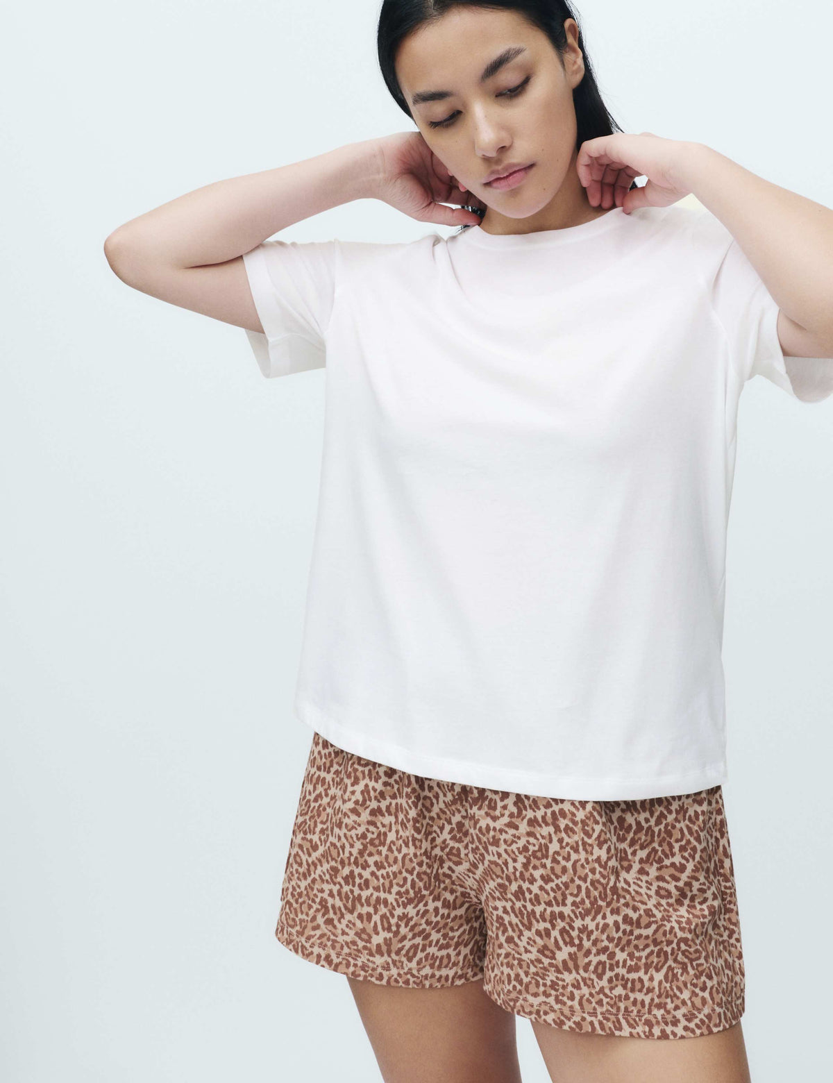 Cotton Rich Printed Shortie Set