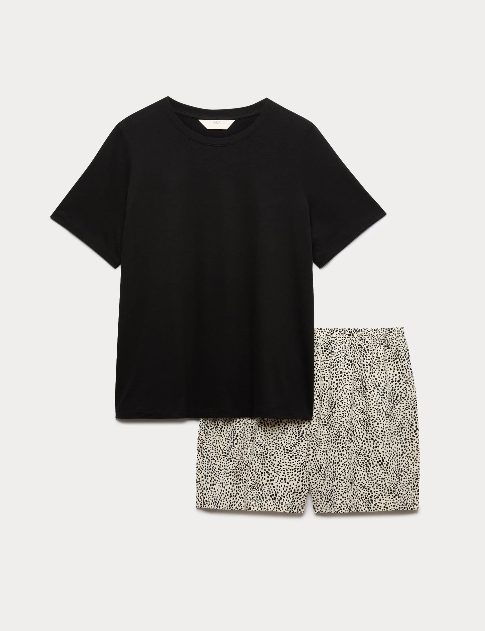 Cotton Rich Printed Shortie Set