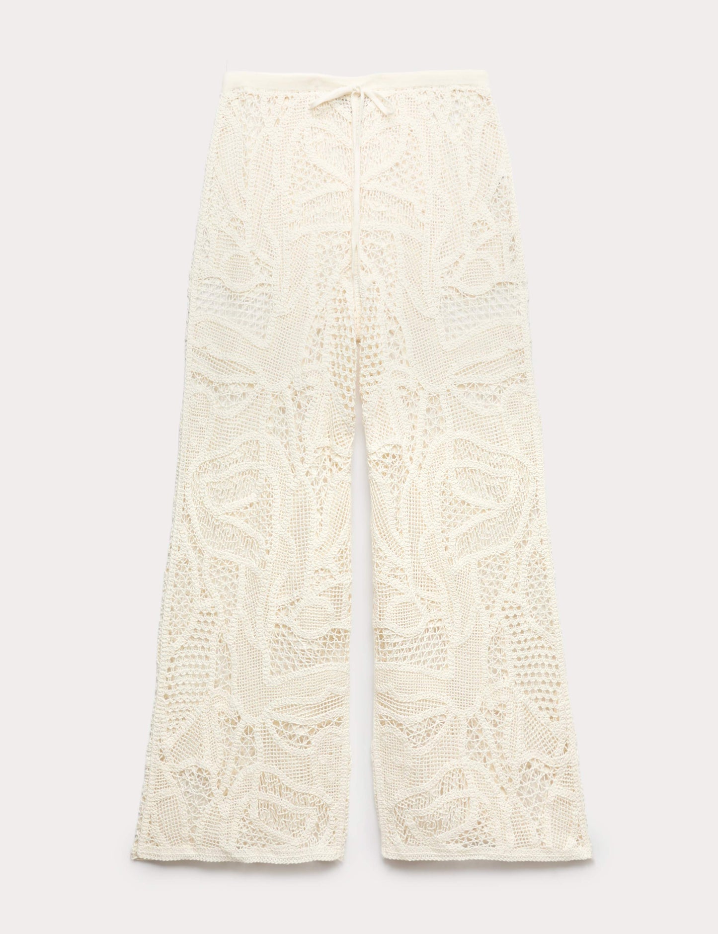 Crochet Style Knitted Trousers