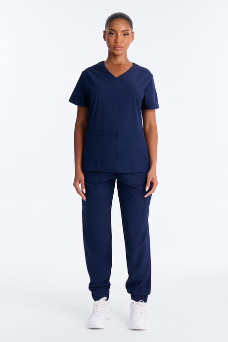 Recovery Mode Uniform Scrub Jogger Pant Set - Navy