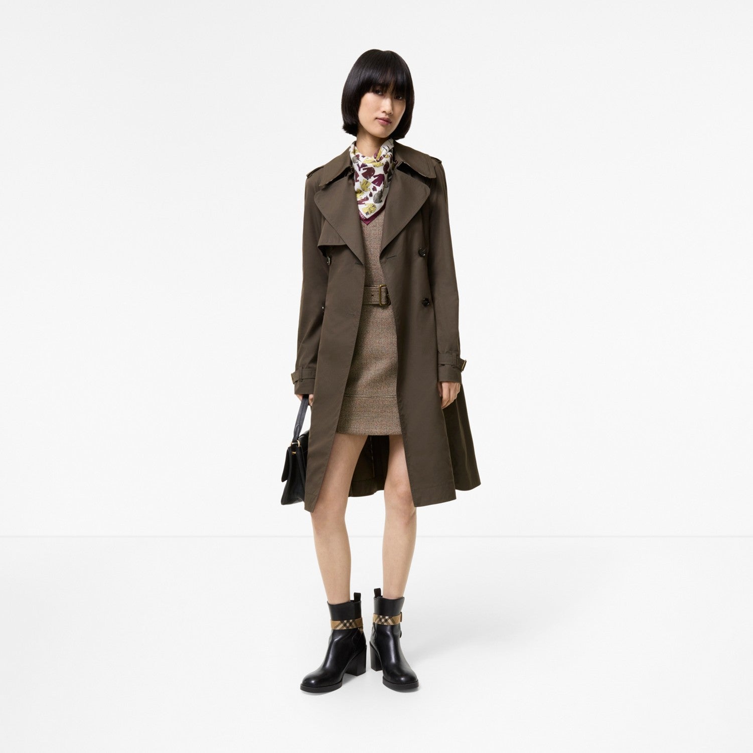 Long Gabardine Pembury Trench Coat