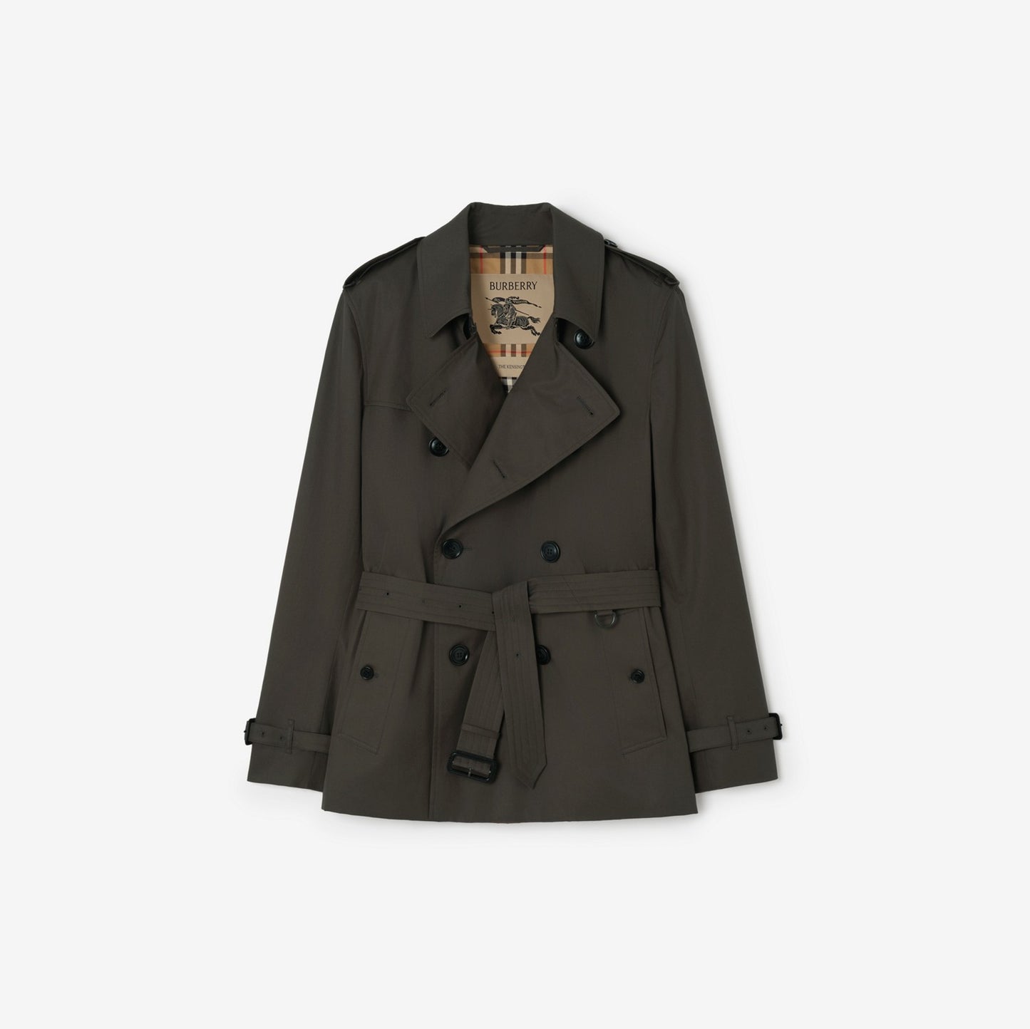 Extra-short Tropical Gabardine Kensington Trench Coat