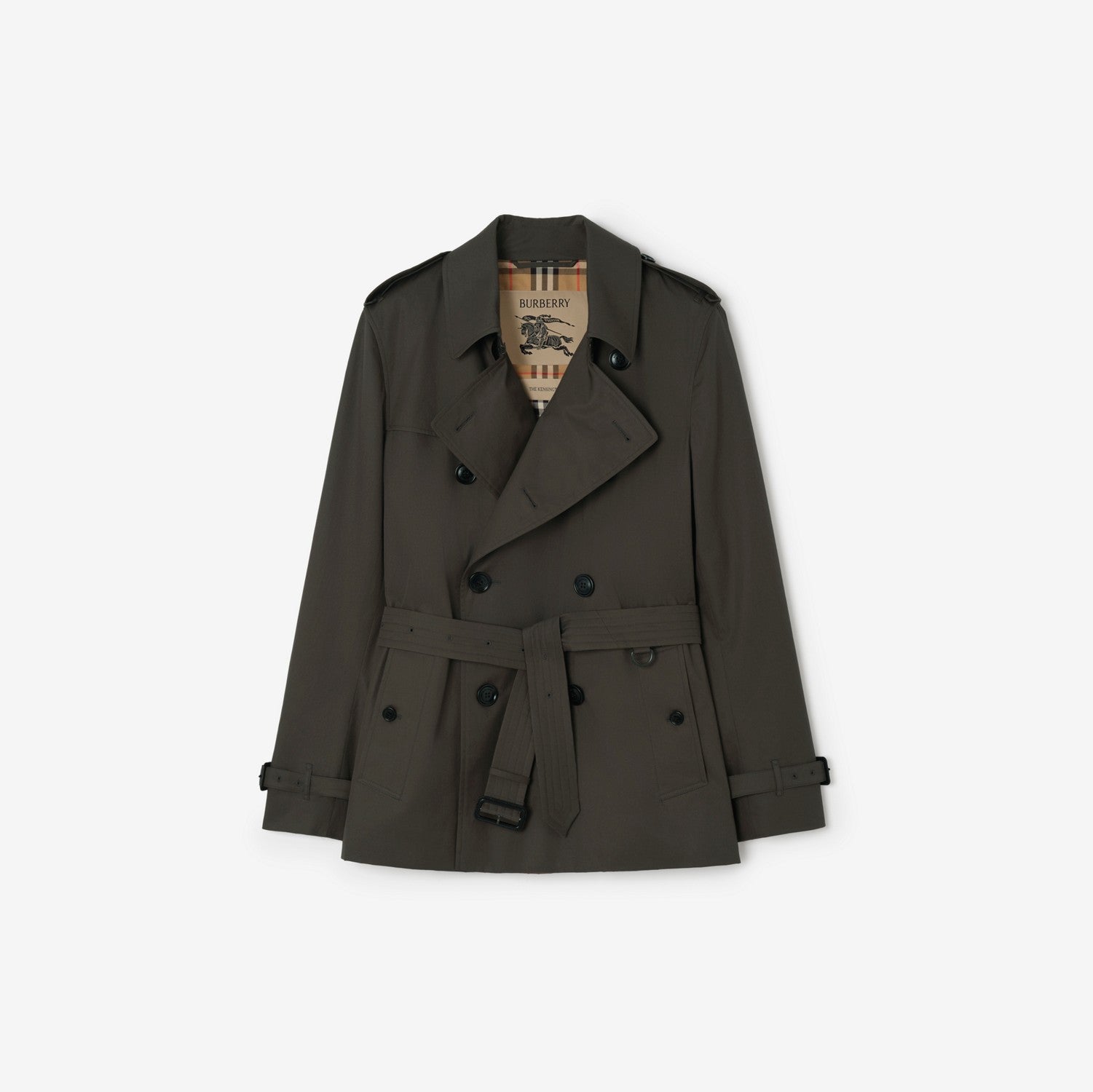 Extra-short Tropical Gabardine Kensington Trench Coat