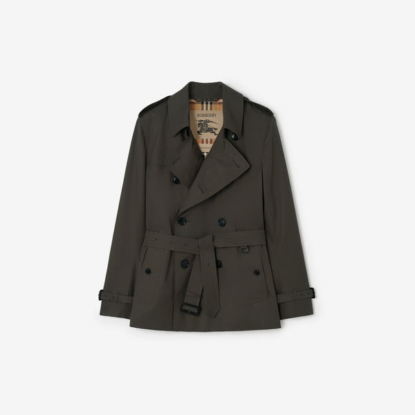 Extra-short Tropical Gabardine Kensington Trench Coat