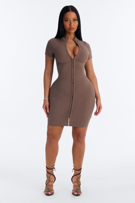 Victoria Snatched Mini Dress