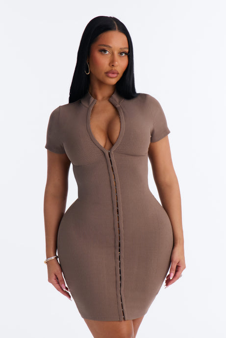 Victoria Snatched Mini Dress