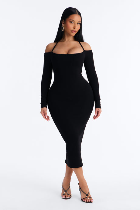 Sariyah Snatched Midi Dress