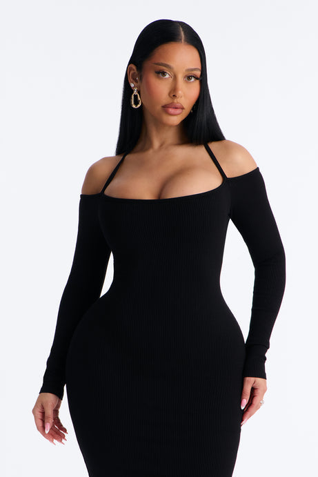 Sariyah Snatched Midi Dress