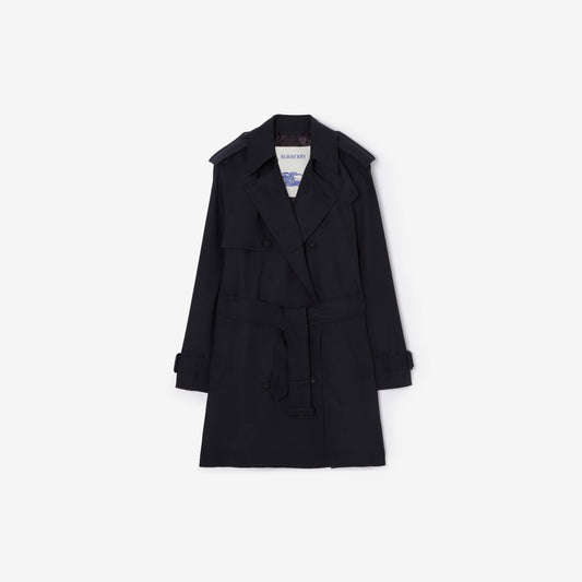 Short Wool Trench Coat