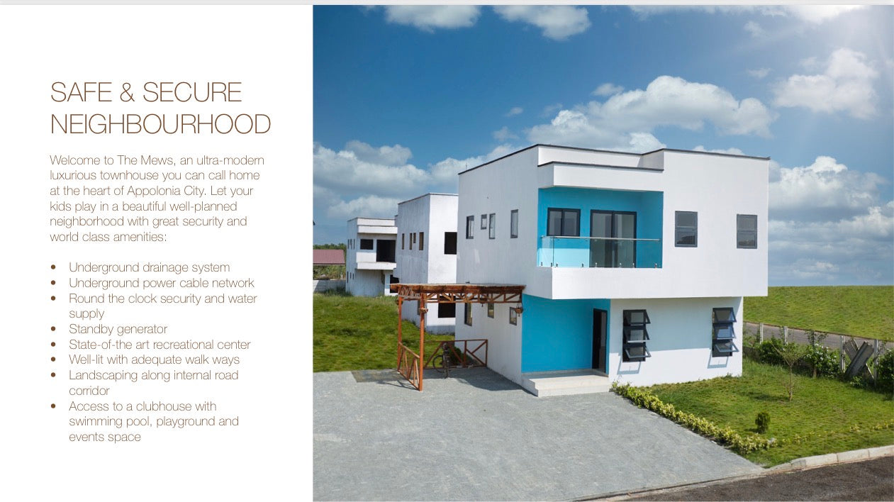 Appolonia City — Premium 2 3 4 Bedroom Homes — Serviced Plots — Residential Commercial & Industrial Property Offers — Master Planned City — Unlimited Lifestyle Amenties — Accra Ghana — New ✨