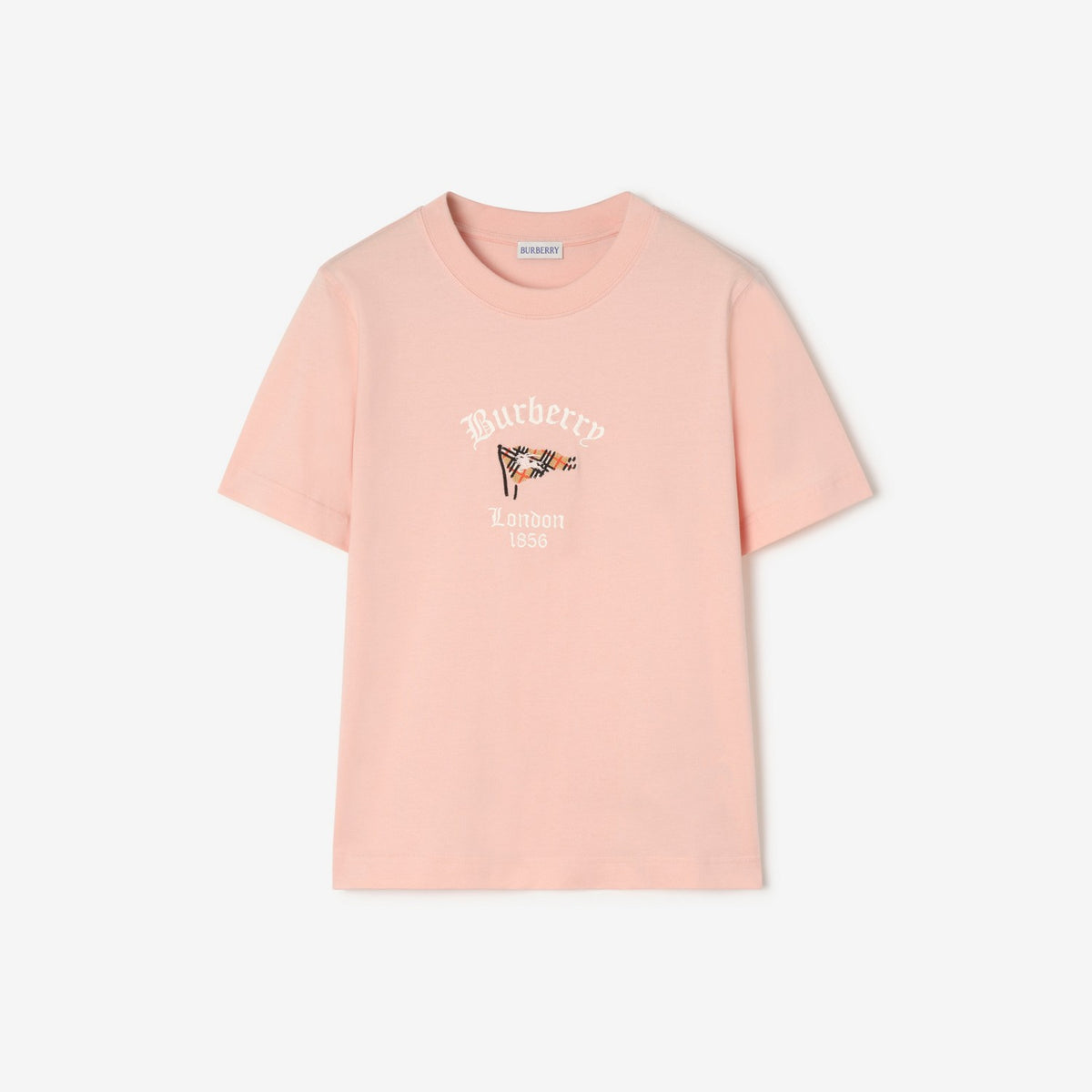 Check Flag Cotton T-shirt