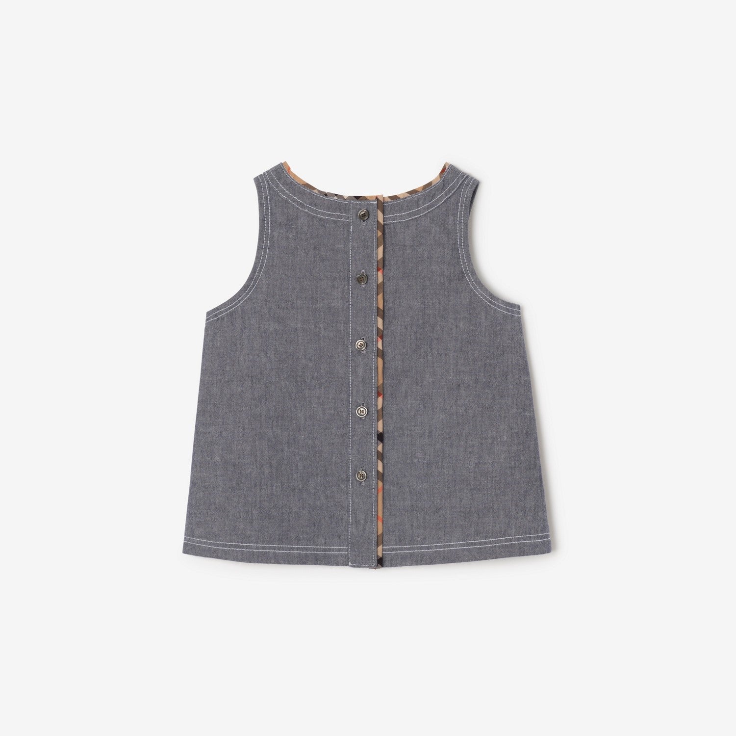 Cotton Chambray Top