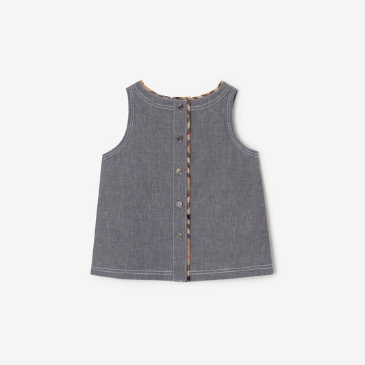 Cotton Chambray Top