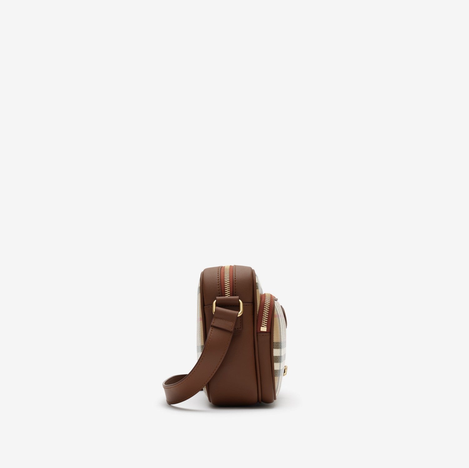 Check Pocket Crossbody Bag