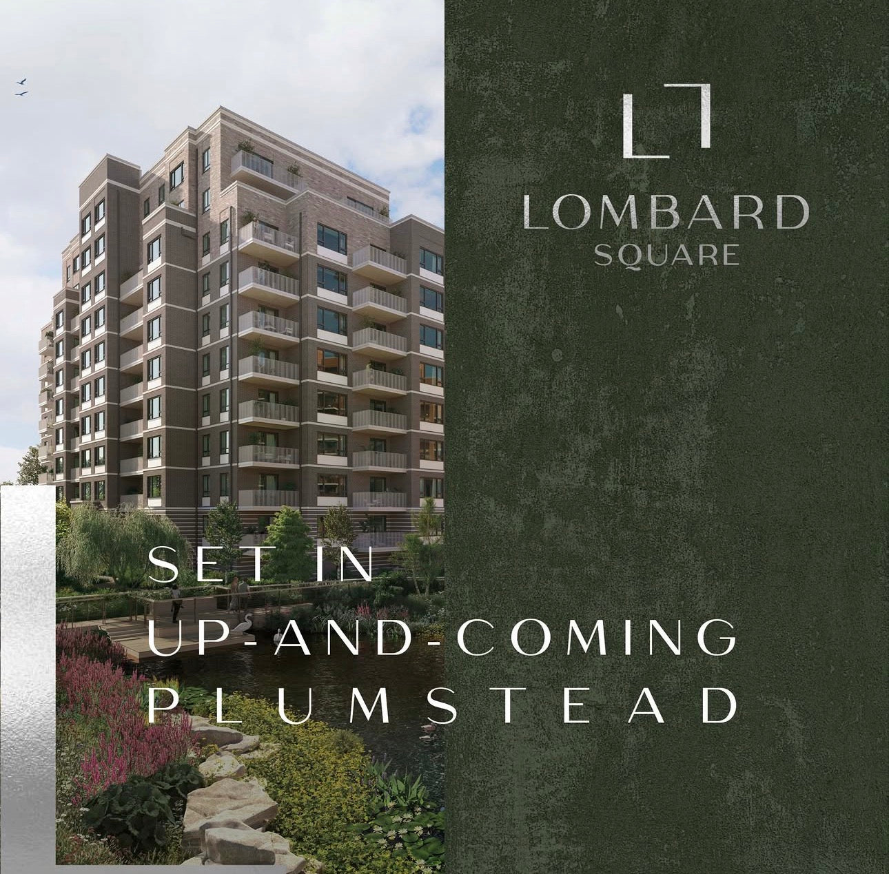 Lombard Square — Affordable Luxury 1-2-3 Bedroom Homes — Essential Amenities at Plumstead London—Royal Borough of Greenwich