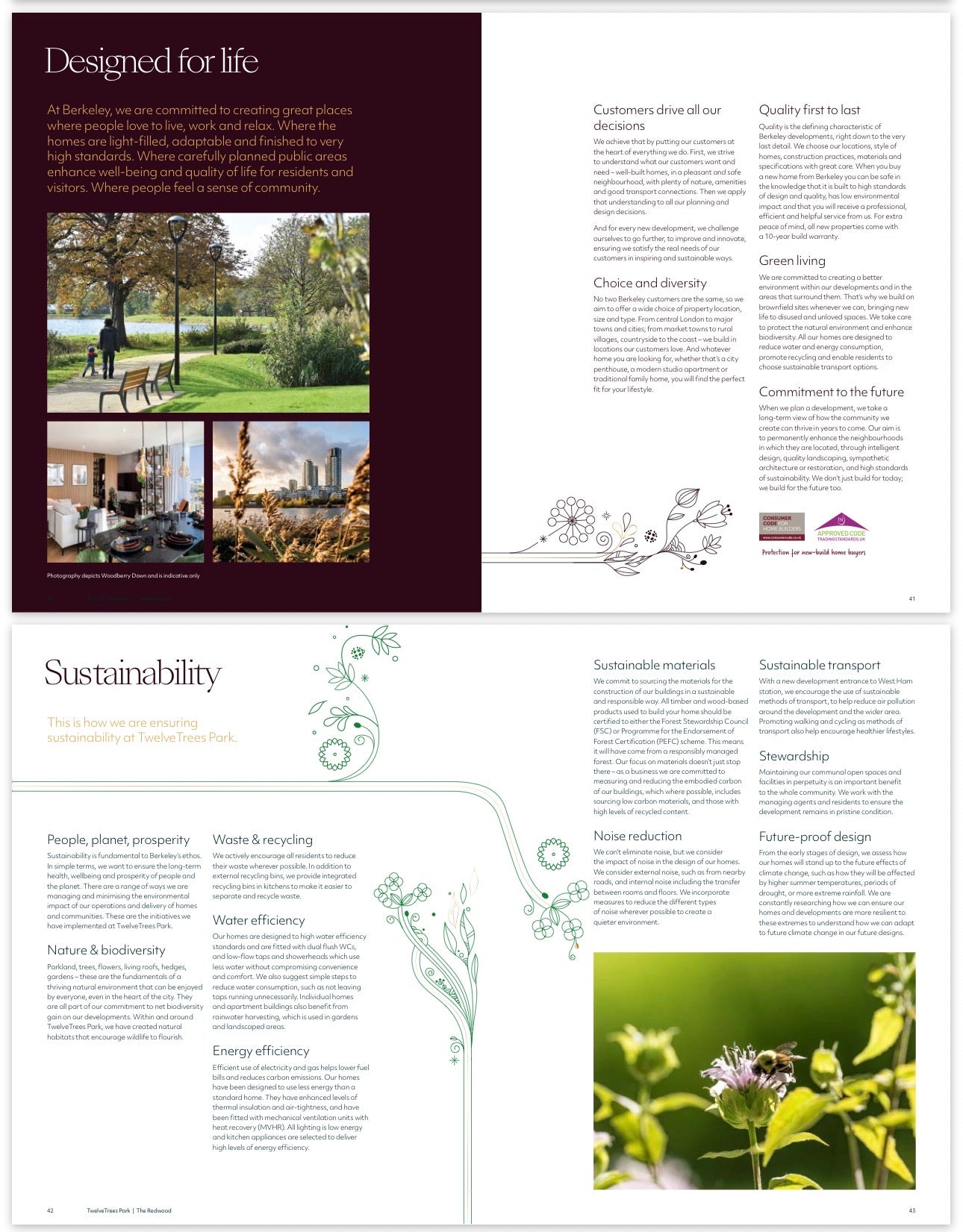 Twelvetrees Park  — Suite 1 2 and 3 Bedroom Ultra Luxury Homes — 24 Hr Concierge and World Class Amenities — West Ham London — E16