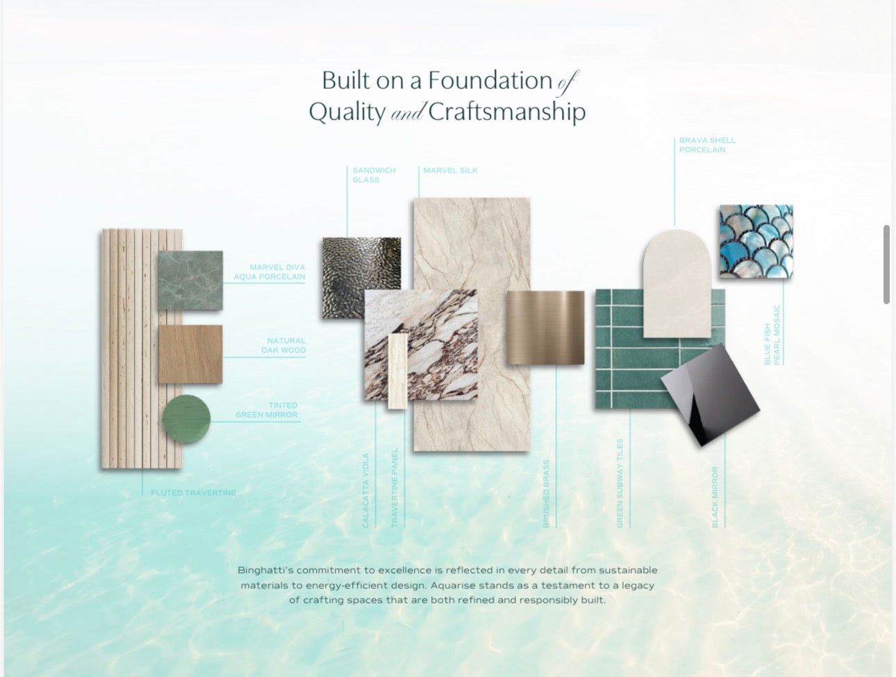 Aquarise — Studio 1 2 3 4 Bedroom Ultra Luxury Residences — Retail Units — Residential Lifestyle Masterpiece — Dubai UAE