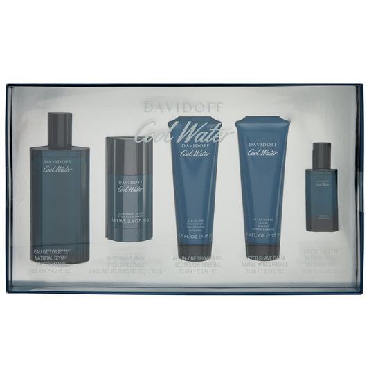 Davidoff Cool Water For Men Eau De Toilette Gift Set 125ml