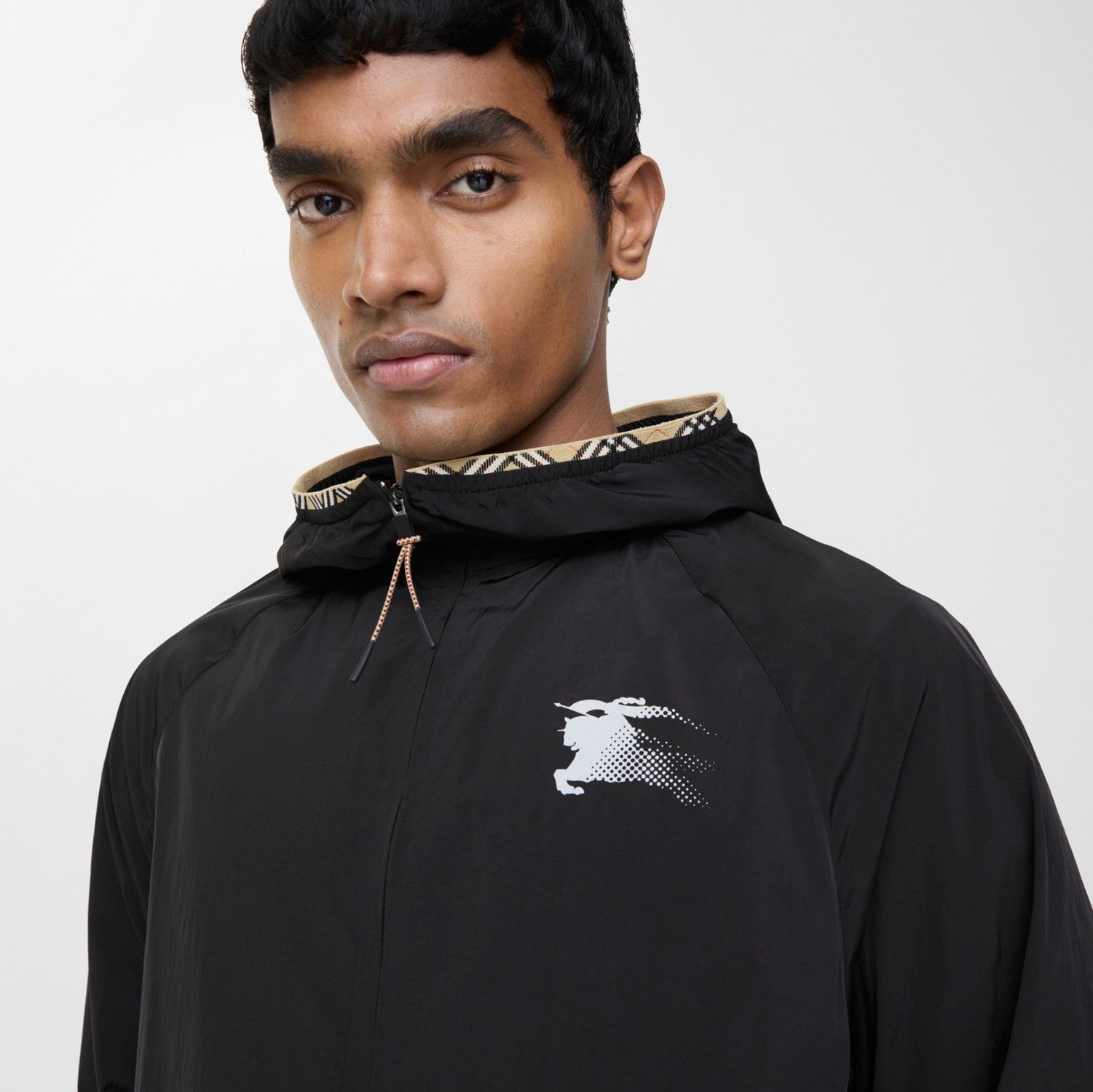 Nylon Hooded Jacket