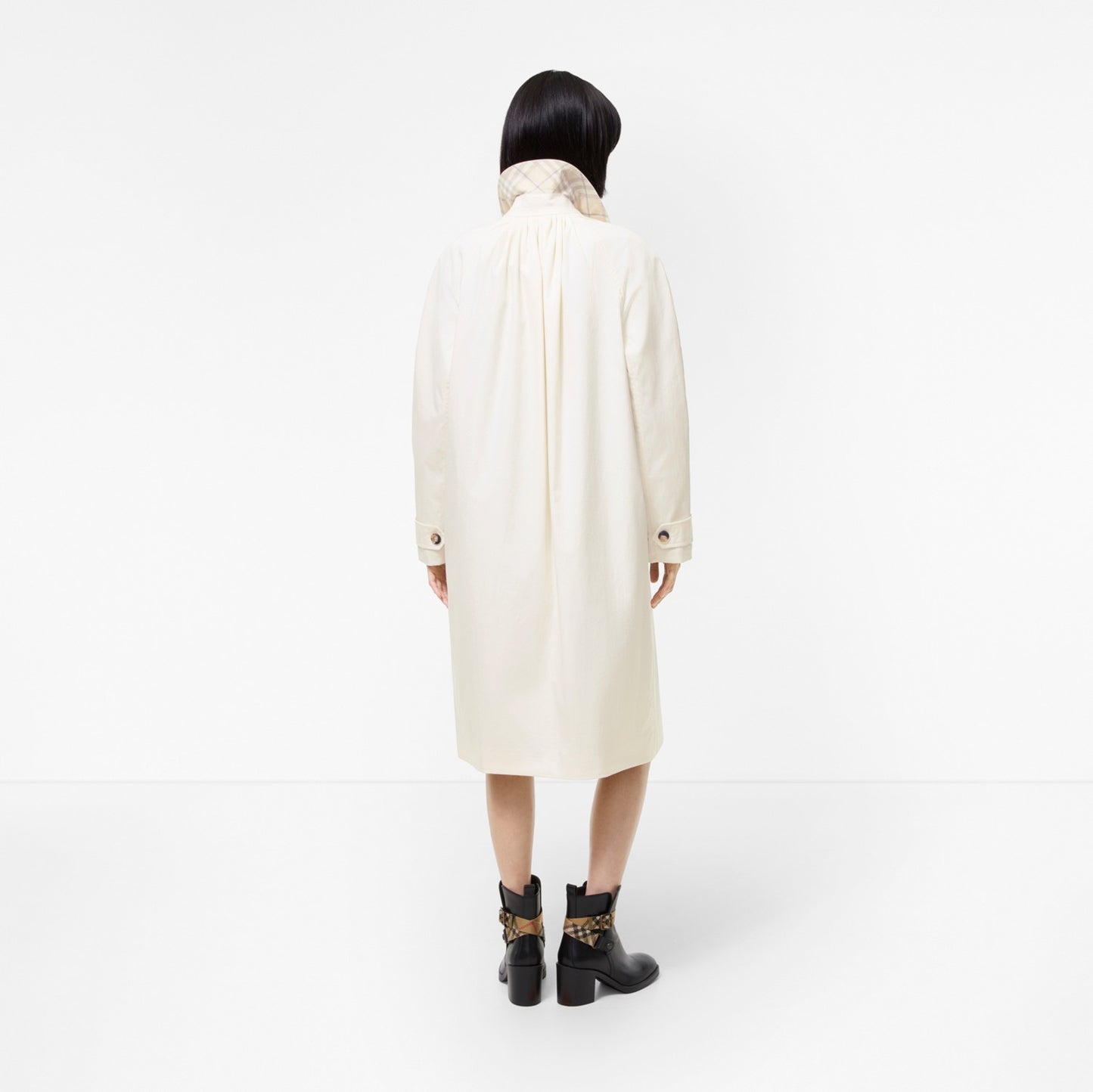 Long Tropical Gabardine Car Coat
