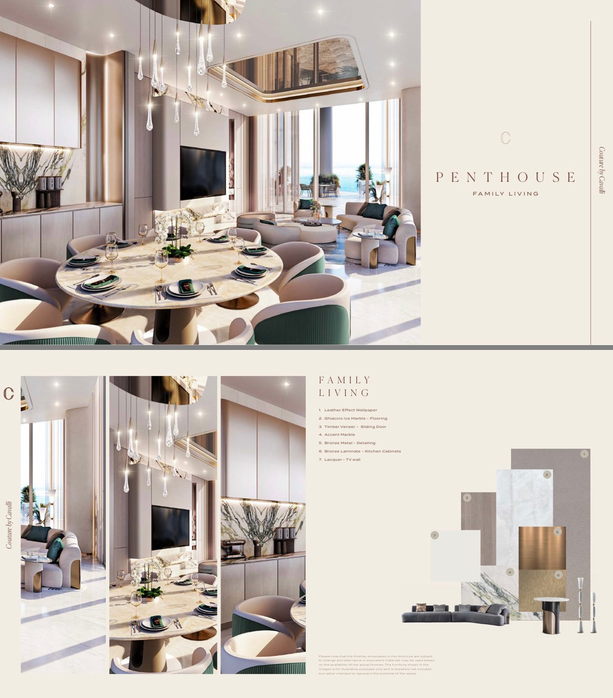 Couture by Cavali — 3 4 5 6 Bedroom Ultra Luxury Residences and Penthouses — Masterpiece Lifestyle Experience — Dubai UAE