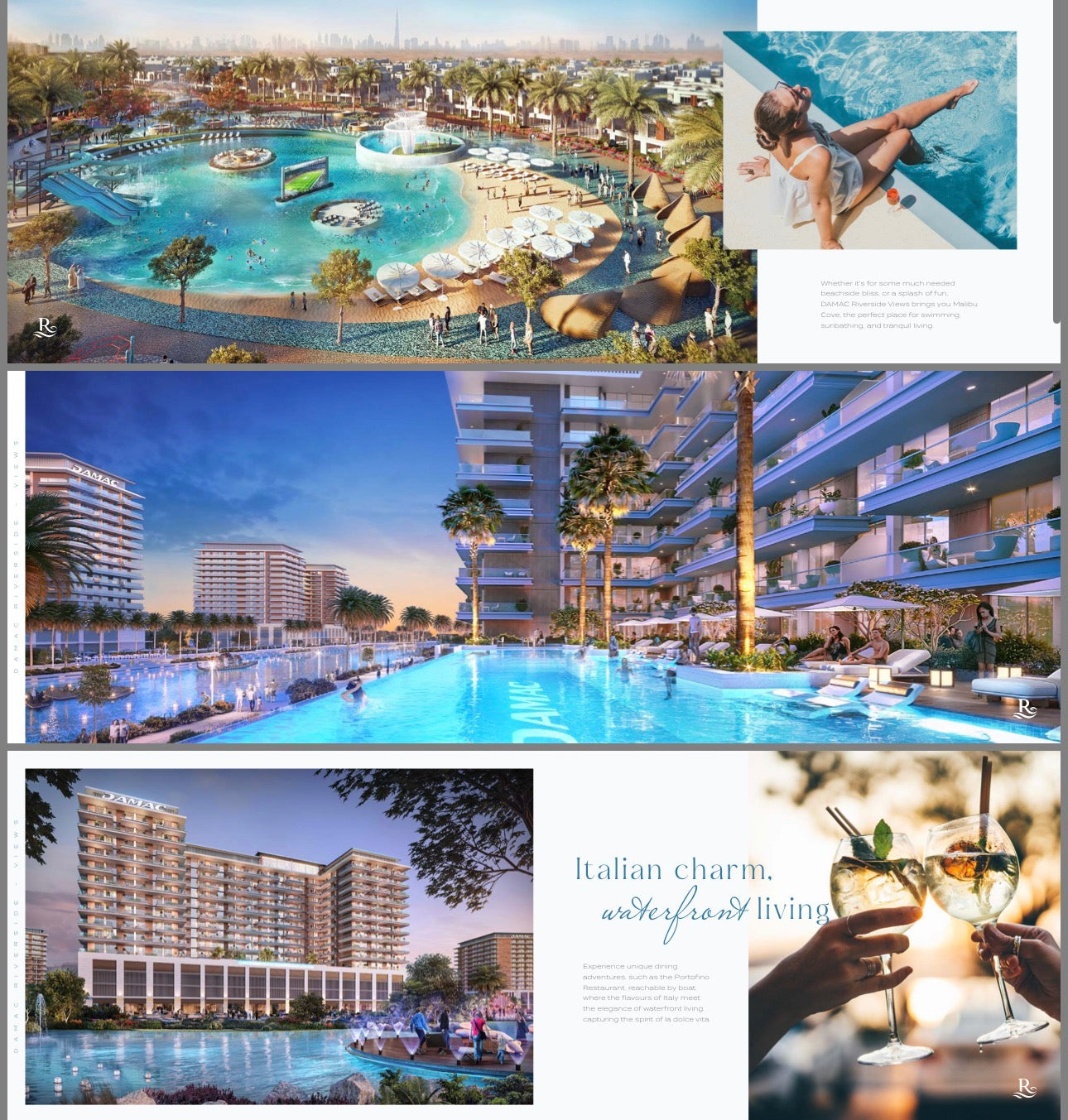 Damac Riverside 1 | 2 Bedroom Ultra Luxury Residences — Resort Scale Amenities — Dubai Investment Park UAE