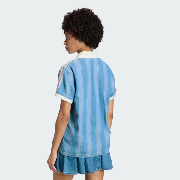 DENIM FOOTBALL JERSEY
