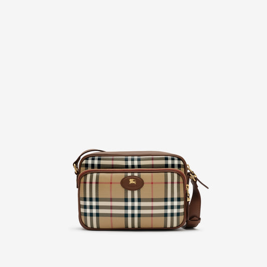 Check Pocket Crossbody Bag