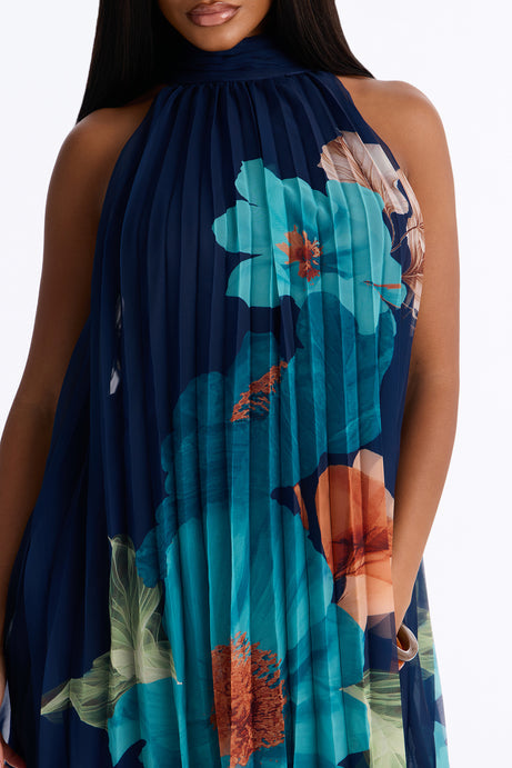 Juliana Sleeveless Chiffon Mini Dress