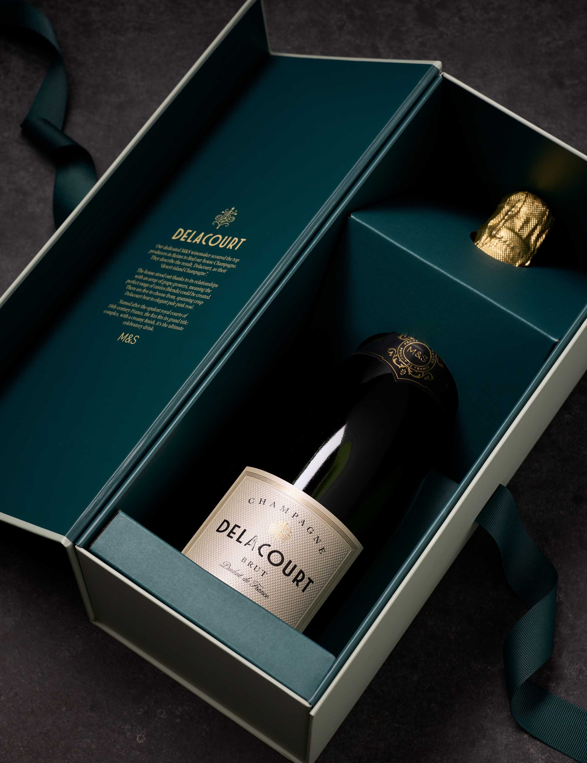 Delacourt Brut Champagne Gift