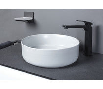 Delia 355mm Ceramic Round Washbowl & Waste