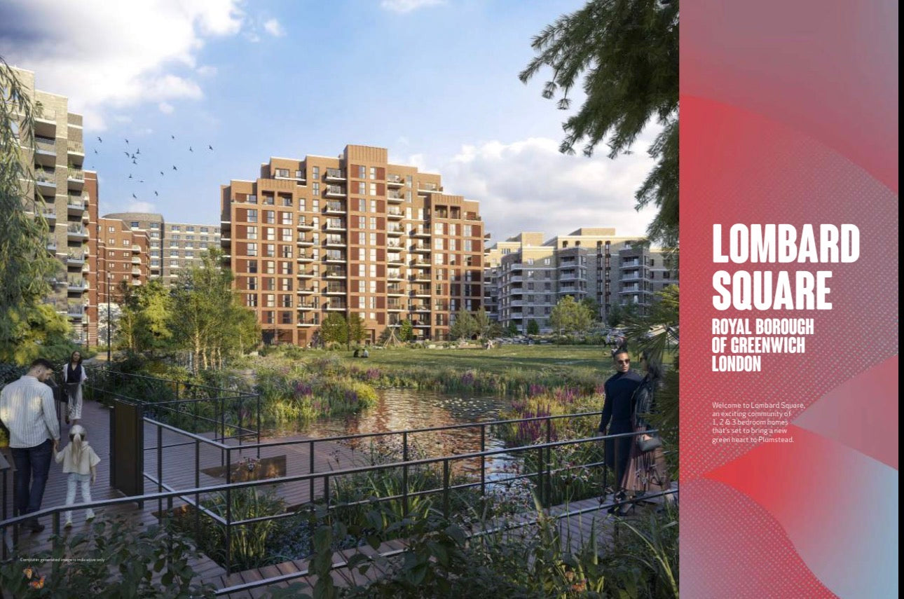 Lombard Square — Affordable Luxury 1-2-3 Bedroom Homes — Essential Amenities at Plumstead London—Royal Borough of Greenwich