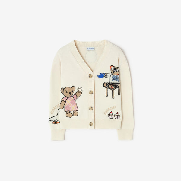Tea Party Cotton Blend Cardigan