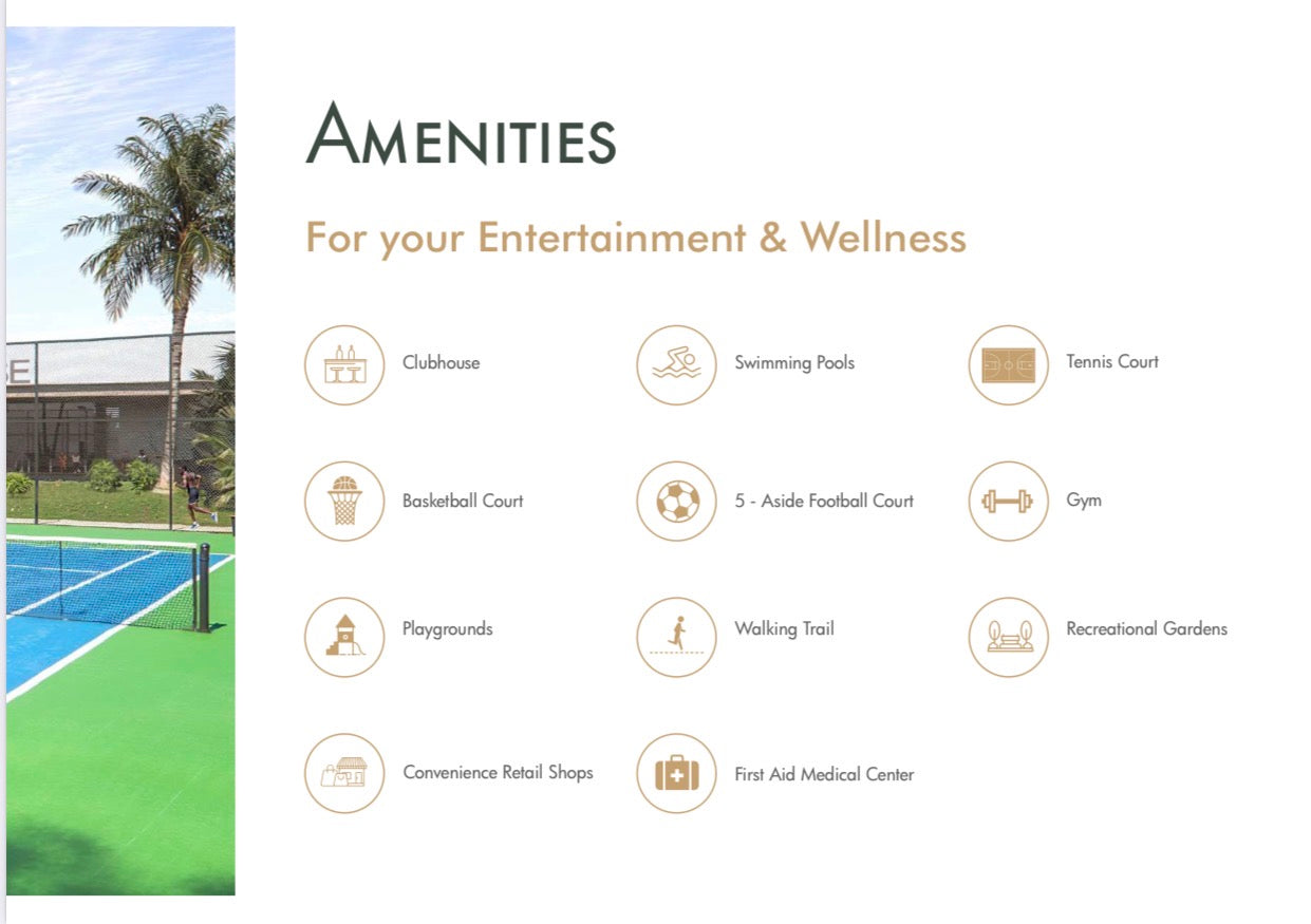 Devtraco Woodlands — Serviced Plots and Modern Homes For Sale — 24Hr Secured Gated Community — Essential Amenities and Facilities — Dawhenya Ghana