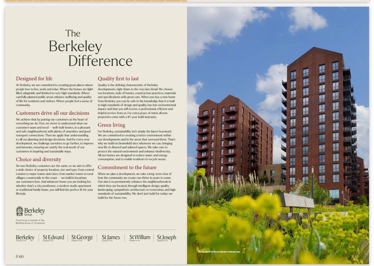 Heron Wharf — New Build 1-2-3 Bedroom Homes — Wellness Amenities — Zone 2 and 3 Canary Wharf London