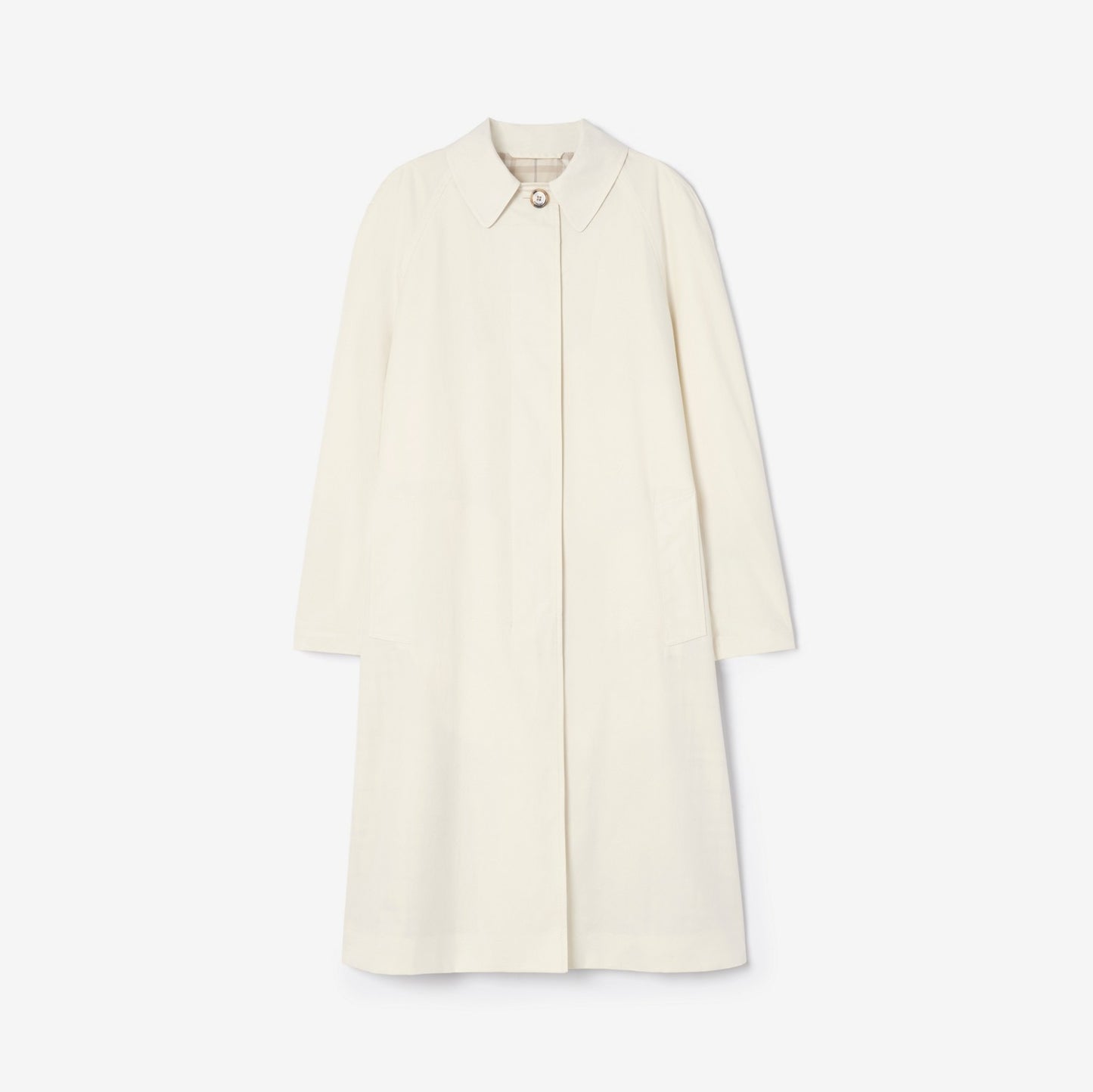 Long Tropical Gabardine Car Coat