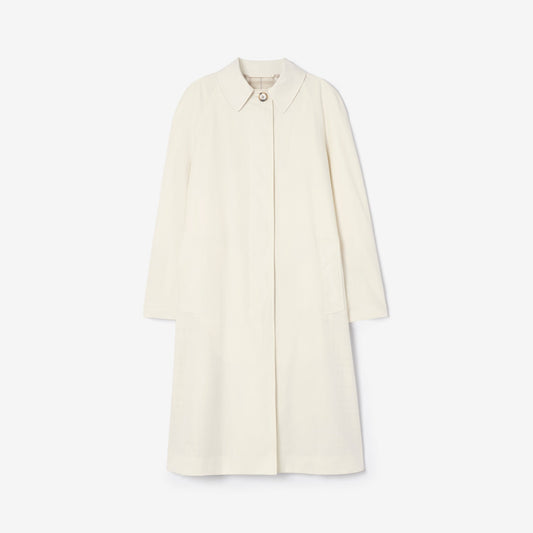 Long Tropical Gabardine Car Coat